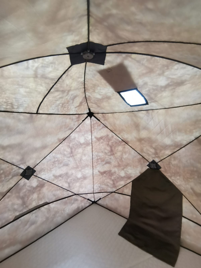 Походная Баня Премиум, камуфляж, композит 9 мм (трехслойная)