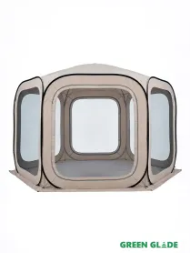 Тент садовый быстросбборный 72602 3,65х3,65х3,65х2,29 м полиэстер, Green Glade