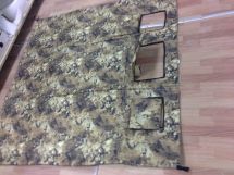 Теплый пол в палатку 2 х 2 с бойницами