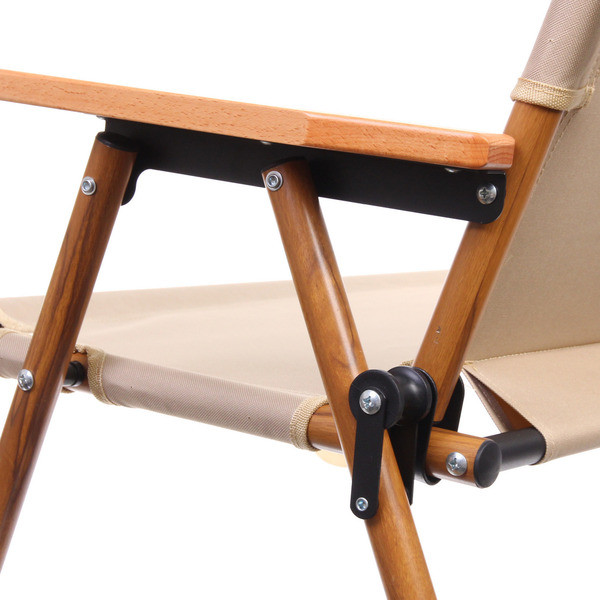 Кресло складное 2-местное с подлокотниками до 160 кг, 113*46*75 см, бежевый, каркас алюминий