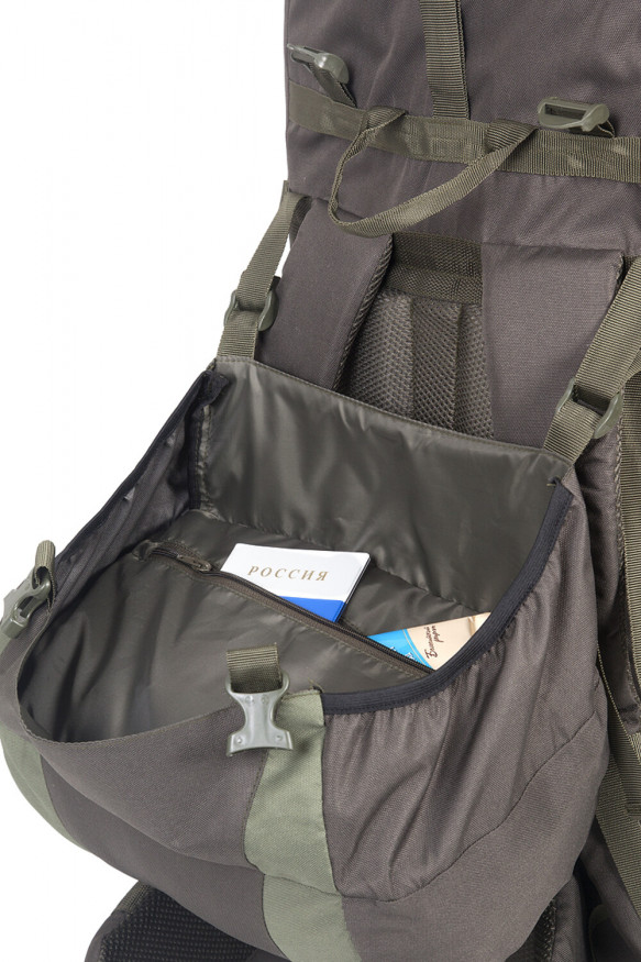 Рюкзак туристический Таймтур 3, олива, 100 л, ТАЙФ