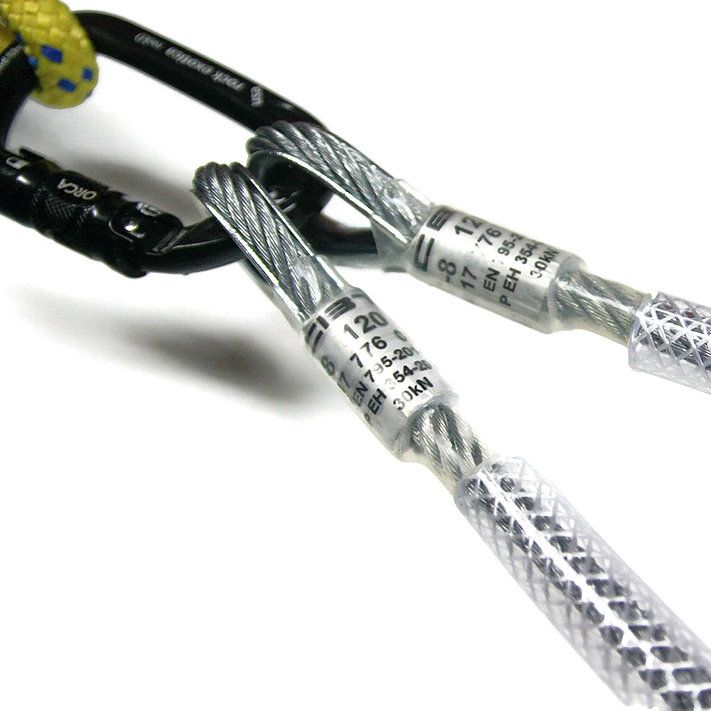 Анкерный строп из оцинкованной стали, длина 200 см, 30 кН (ЕАС)