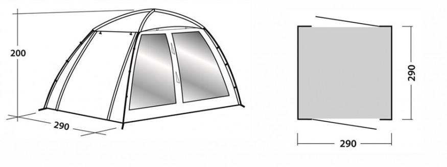 Шатер Daytent серый, Easy Camp