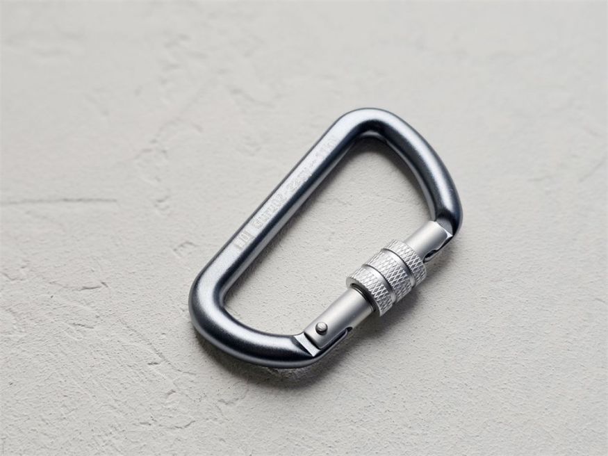 Карабин стальной GURU Typhoon Screw, GURU (вспомогательный, не для страховки)