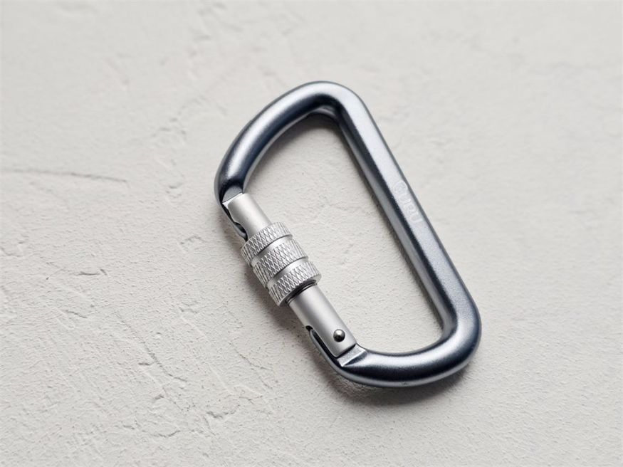 Карабин стальной GURU Typhoon Screw, GURU (вспомогательный, не для страховки)