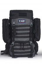 Рюкзак тактический Сармат 3, Оксфорд (рип-стоп), черный-серый, 55 л, ТАЙФ