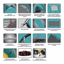 Палатка Brest 4 v2, цвет зеленый, Tramp