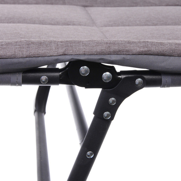 Раскладушка кемпинговая складная 195*64*30 см, серый