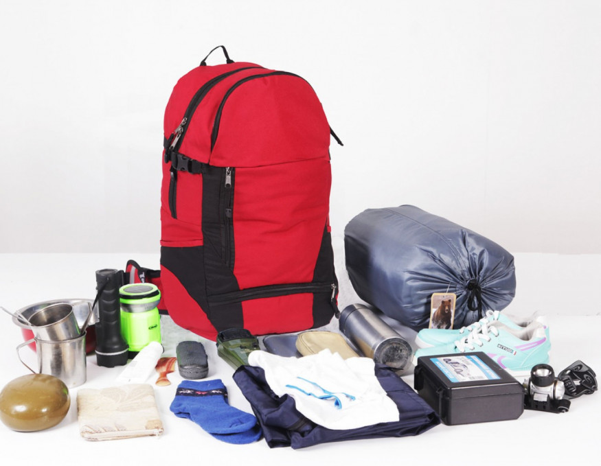 Рюкзак туристический Кайтур 2, синий-желтый, 65 л, ТАЙФ