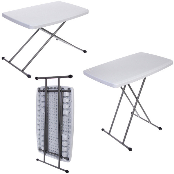 Стол кемпинговый складной KL-75, 75x50x35-73 см