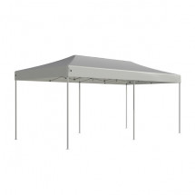 Тент-шатер быстросборный Helex 4360 3x6х3м (раскладывается гармошкой) белый полиэстер