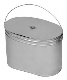 Котел Век с крышкой 12 л овальный